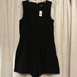 LOFT Black Summer Romper Size 6